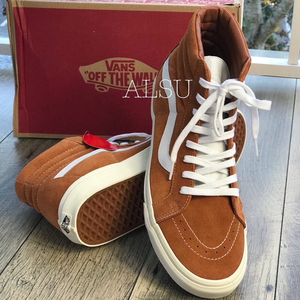 VANS SK8-HI Reissue Retro Sport Glazedginger Men’s - Picture 2 of 8